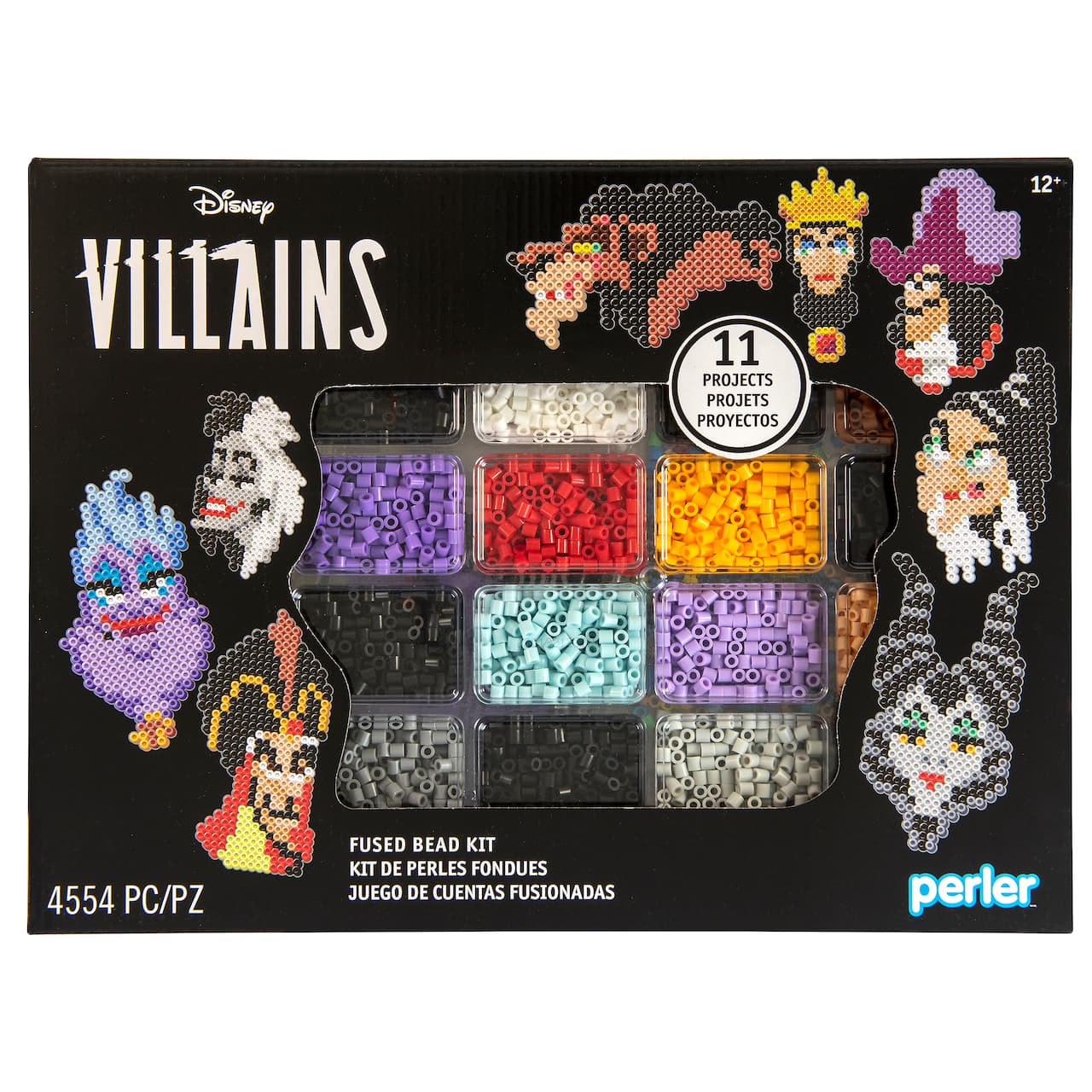 6 Pack: Perler® Disney Villains Deluxe Fused Bead Kit
